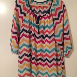 Chevron blouse